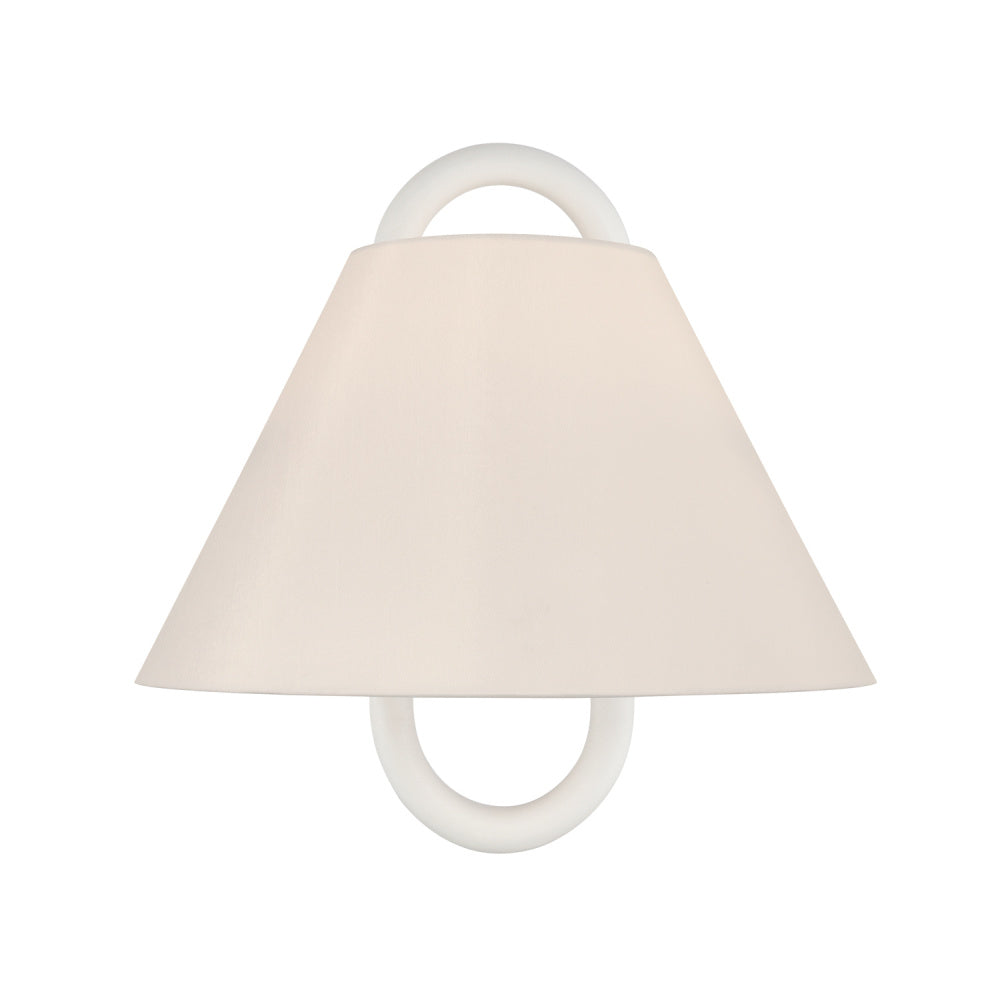 Crystorama Jojo 1-Light Wall Sconce Matte White