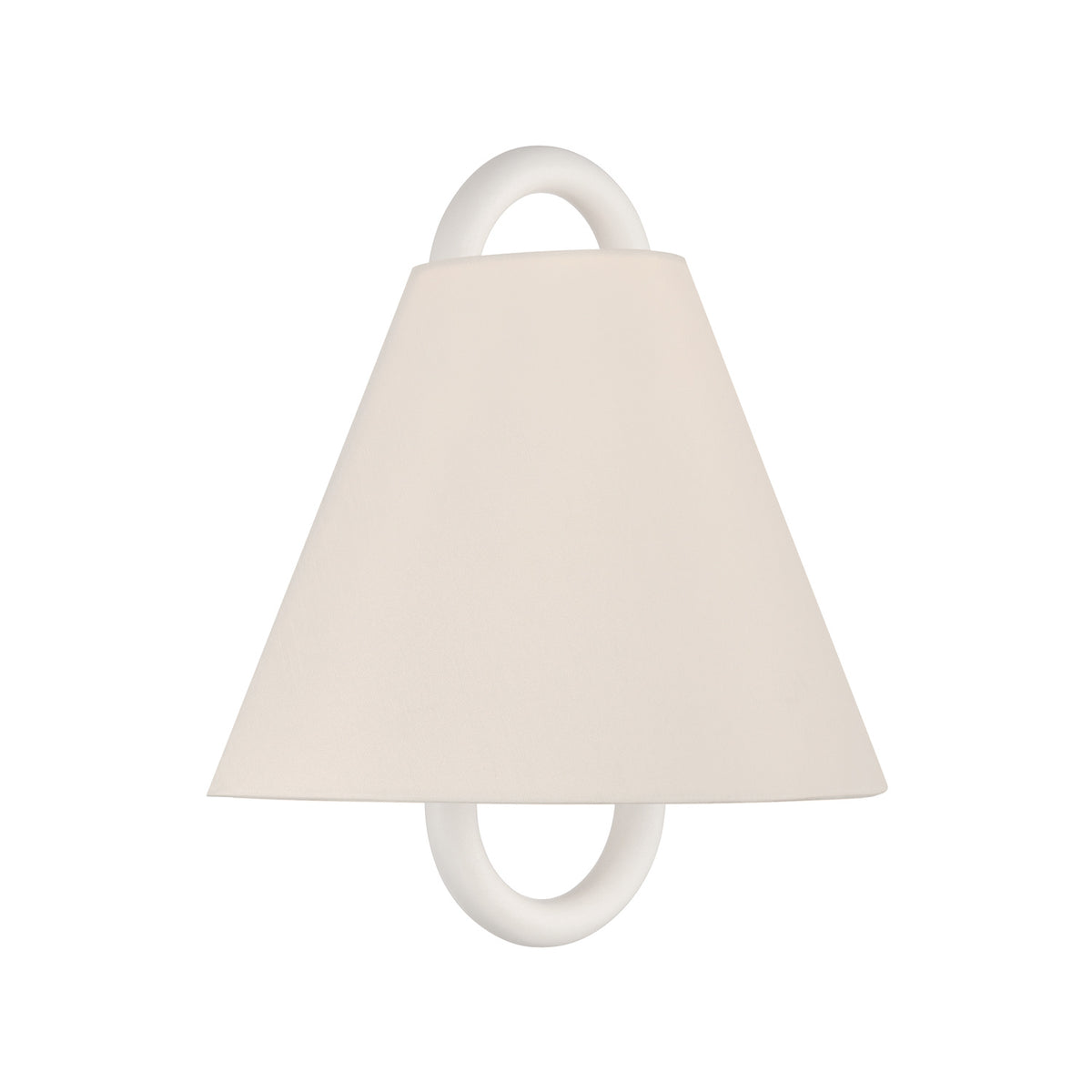 Crystorama Jojo 1-Light Wall Sconce Matte White - detail