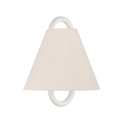 Crystorama Jojo 1-Light Wall Sconce Matte White - detail