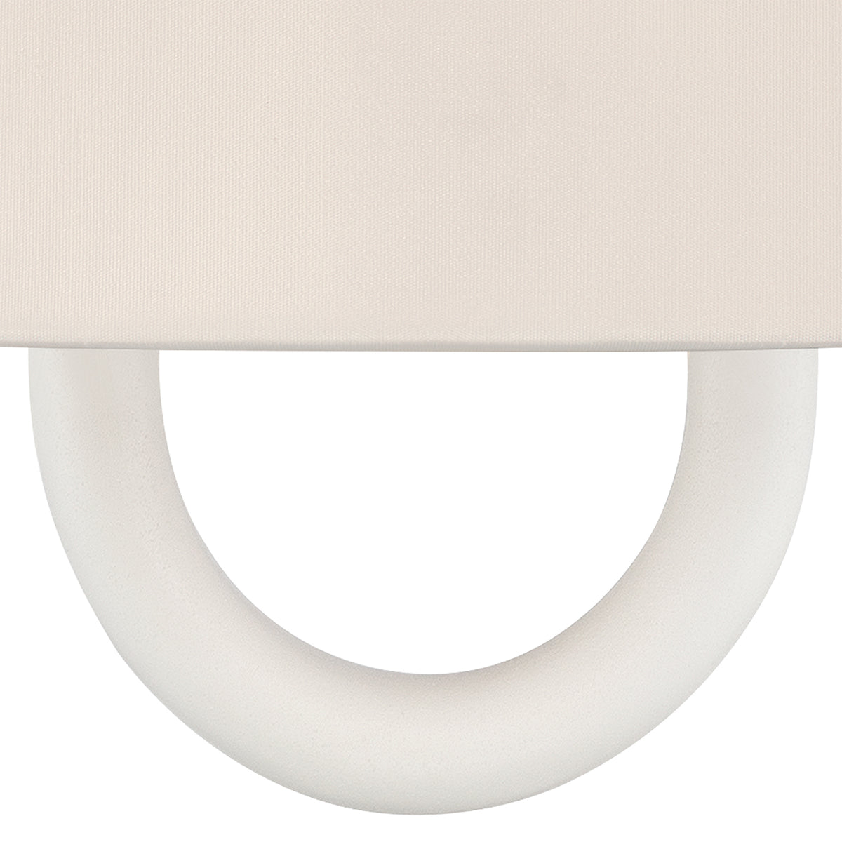 Crystorama Jojo 1-Light Wall Sconce Matte White - detail