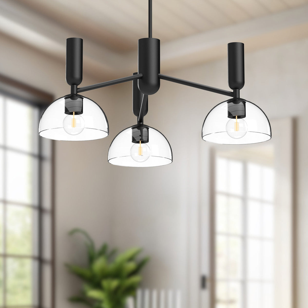 Jude 38" 3-Light Chandelier