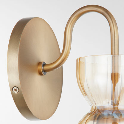 Troy Julian Wall Sconce Patina Brass Detail 1