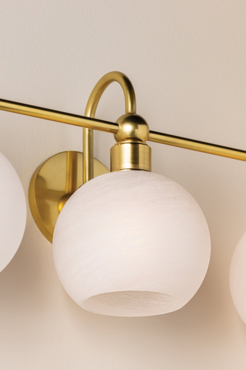 Mitzi Jerica 3-Light Vanity Light Aged Brass