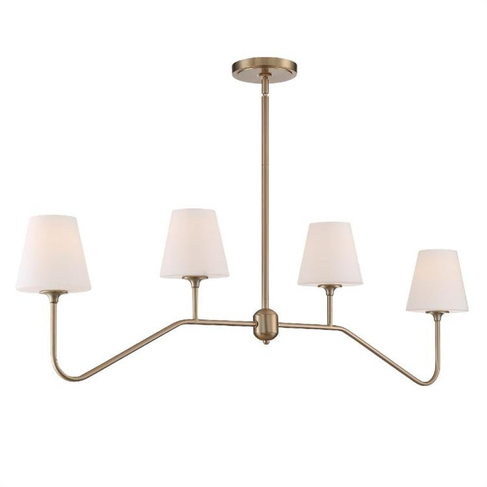 Crystorama Keenan Chandelier Vibrant Gold