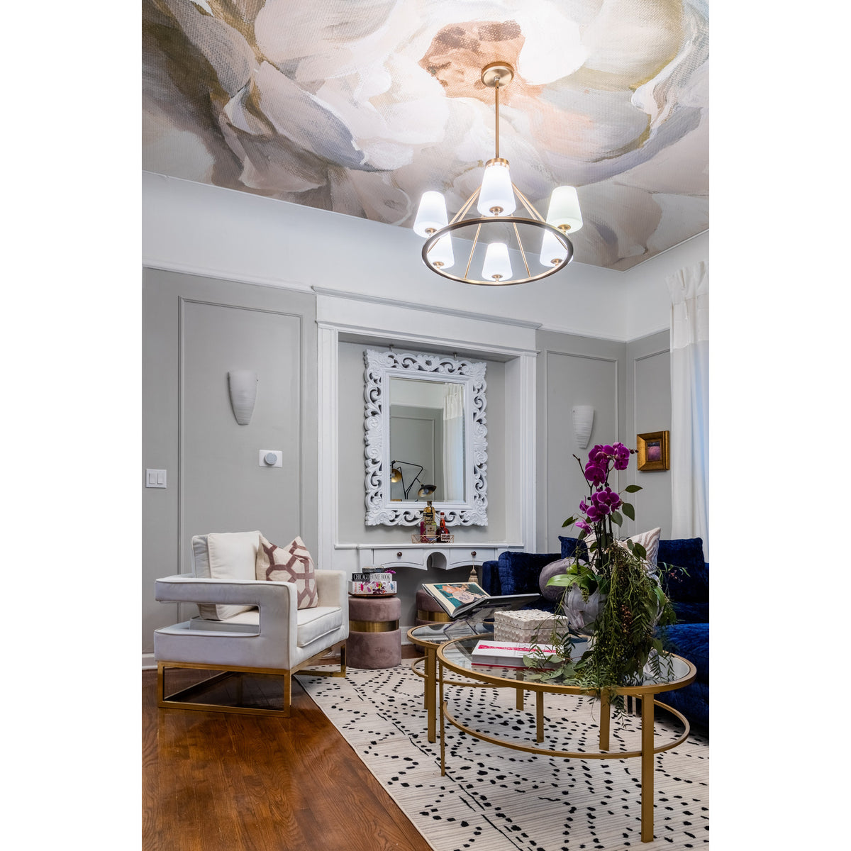 Keenan 6-Light Vibrant Gold Chandelier