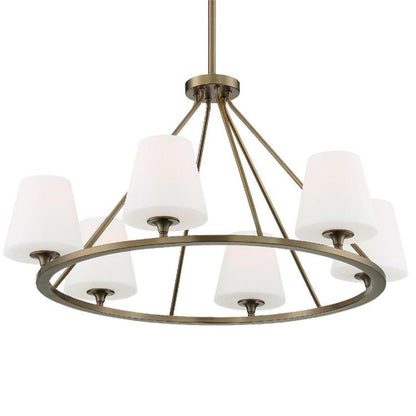 Crystorama Keenan Chandelier Vibrant Gold