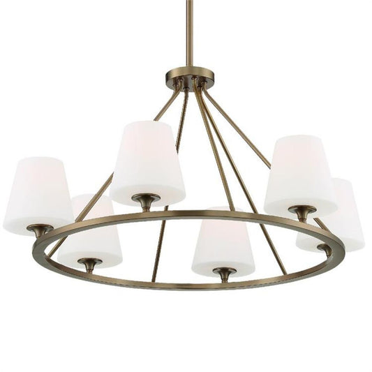 Crystorama Keenan Chandelier Vibrant Gold