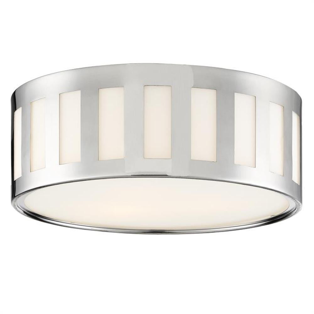 Crystorama Kendal Flush Mount Polished Nickel