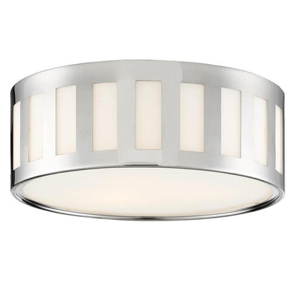 Crystorama Kendal Flush Mount Polished Nickel