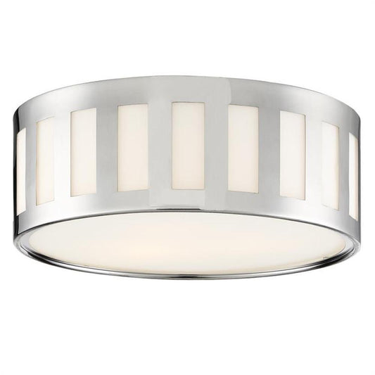Crystorama Kendal Flush Mount Polished Nickel