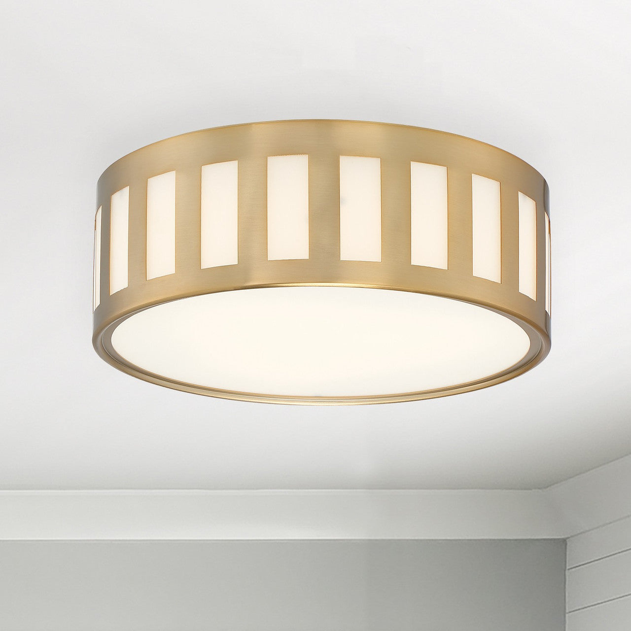 Flush Mounts-Crystorama-KEN-2203