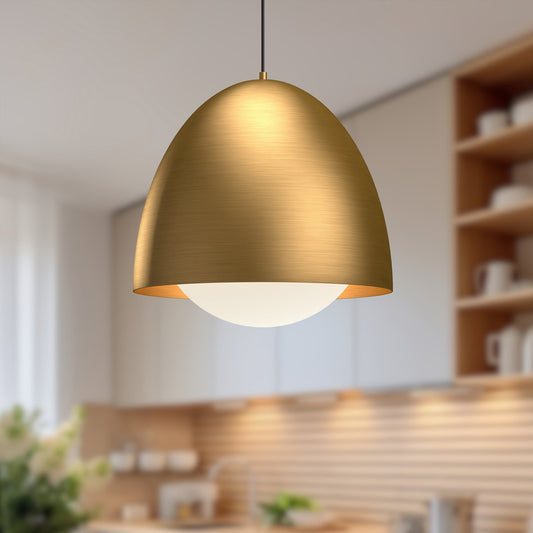 Kenji 20" Opal Glass 1-Light Pendant
