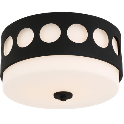 Crystorama Kirby Flush Mount Vibrant Gold
