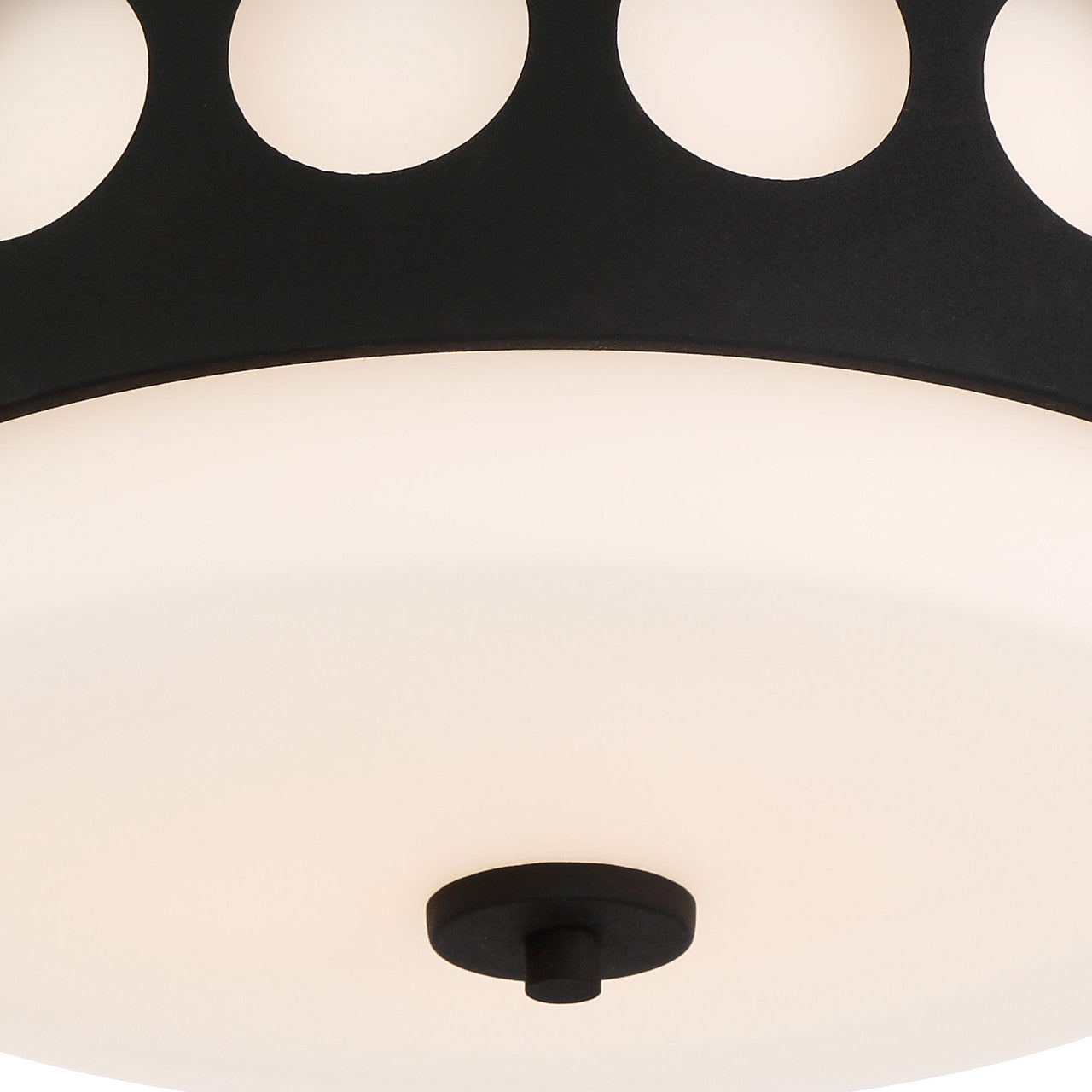 Crystorama Kirby Flush Mount Polished Nickel