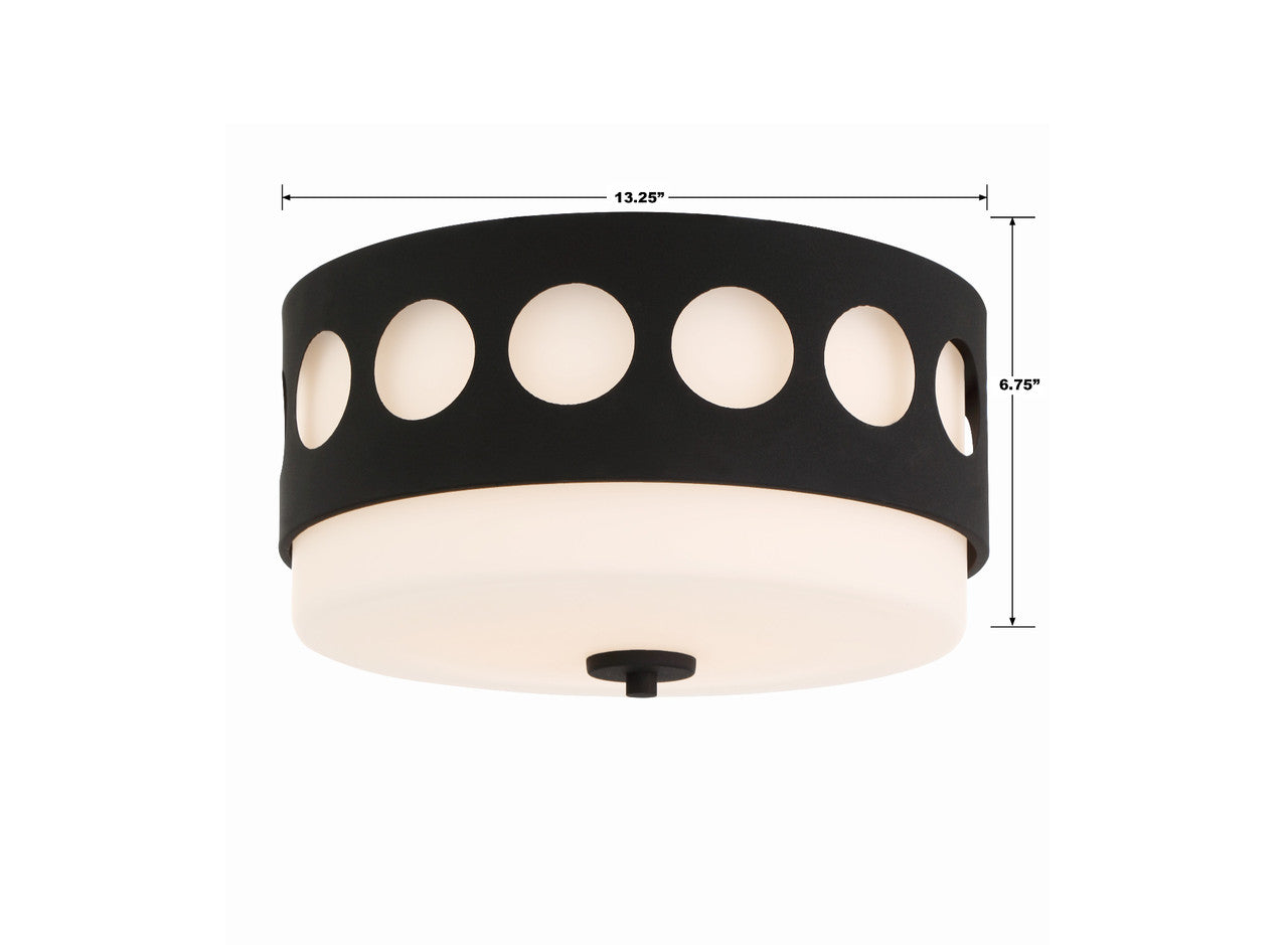Flush Mounts-Crystorama-KIR-B8100
