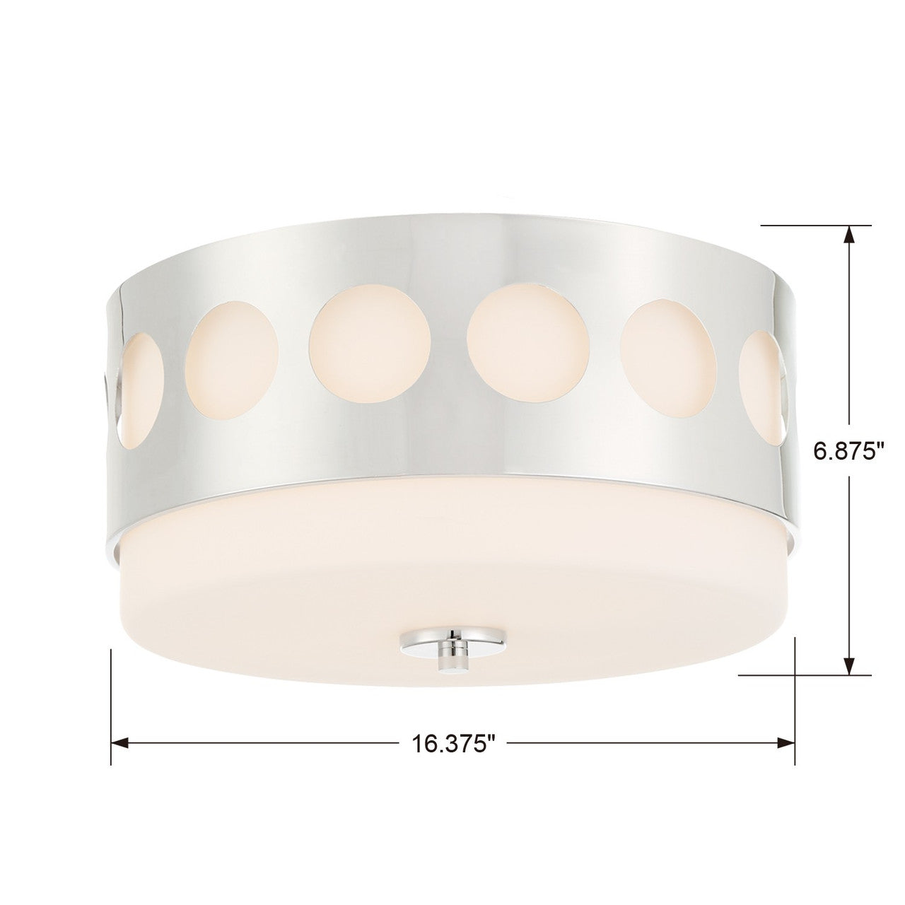 Flush Mounts-Crystorama-KIR-B8100