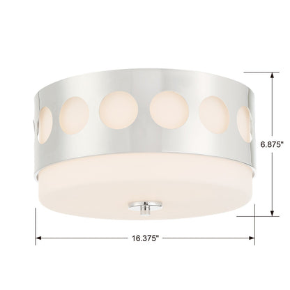 Flush Mounts-Crystorama-KIR-B8100