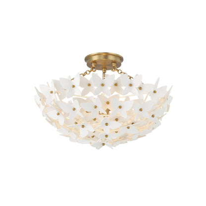 Crystorama Killian 3-Light Semi Flush Mount