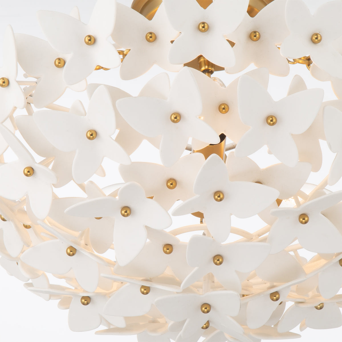 Crystorama Killian 3-Light Semi Flush Mount - detail
