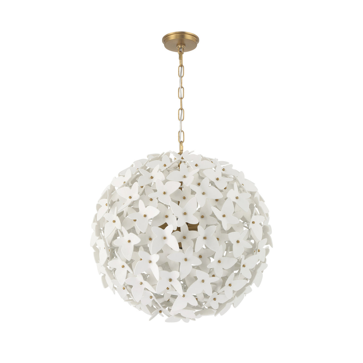 Crystorama Killian 22" 6-Light Chandelier - detail
