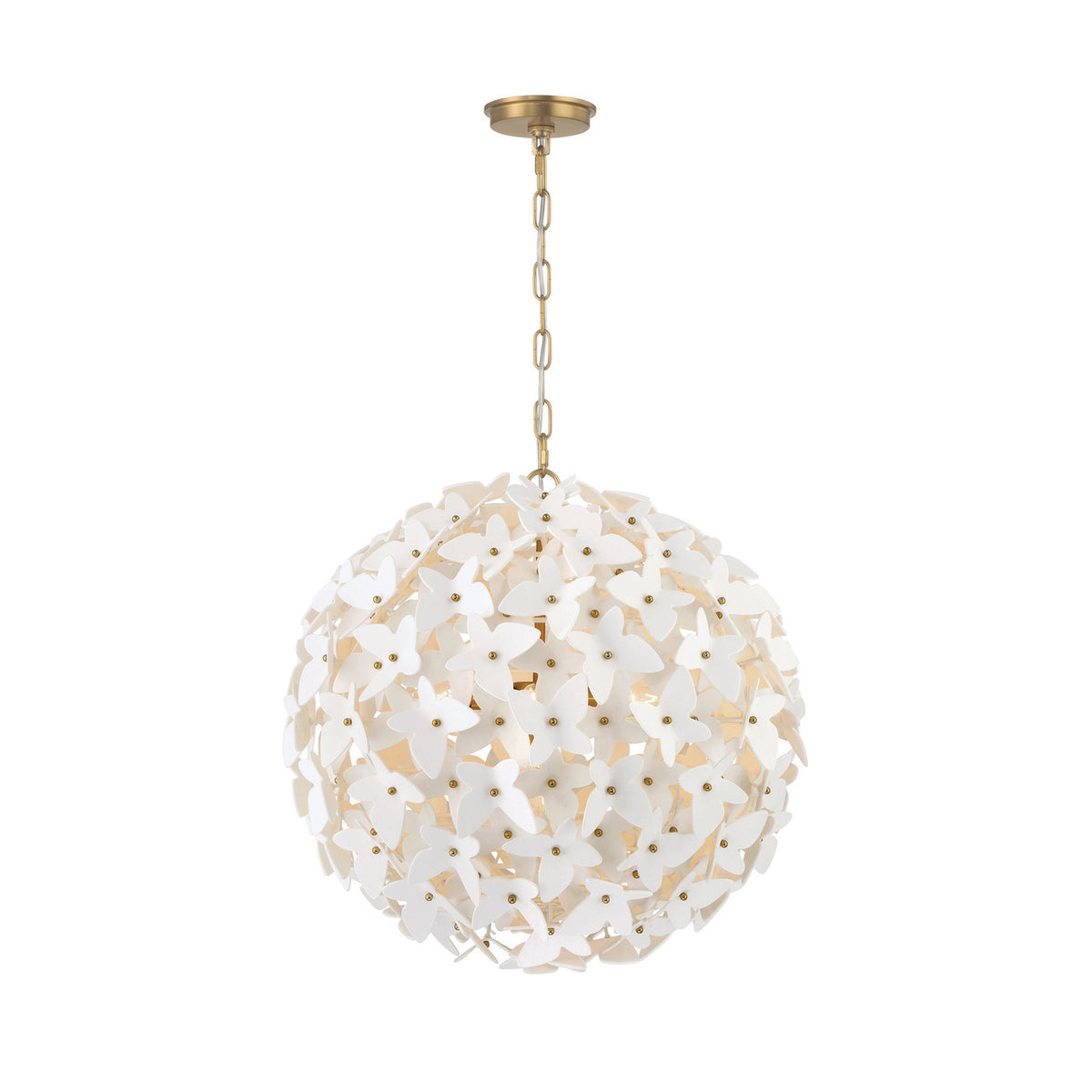 Crystorama Killian 22" 6-Light Chandelier - detail
