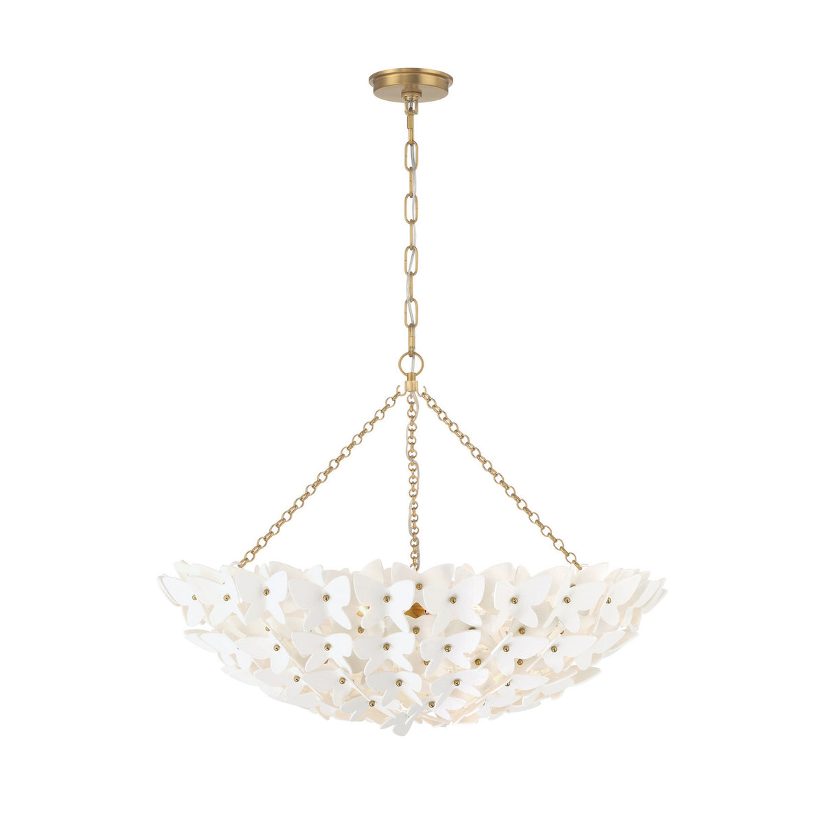 Crystorama Killian 28" 6-Light Chandelier - detail