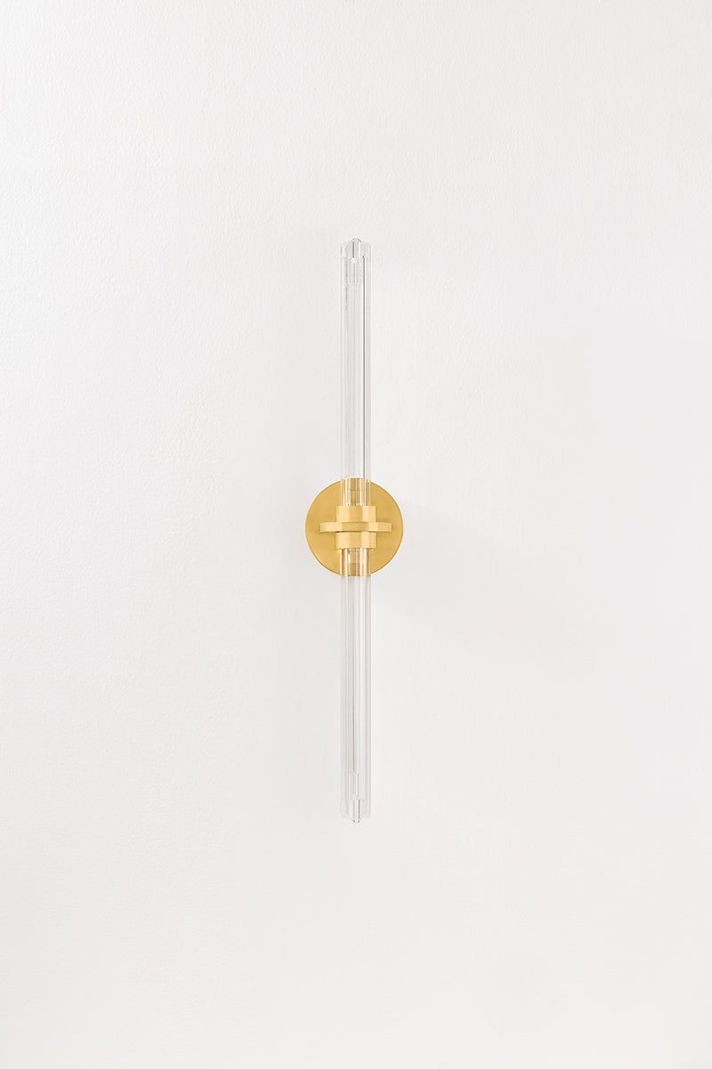 Hudson Valley Knighton Bath & Vanity Light Aged Brass detail view 3