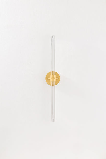 Hudson Valley Knighton Bath & Vanity Light Aged Brass detail view 3