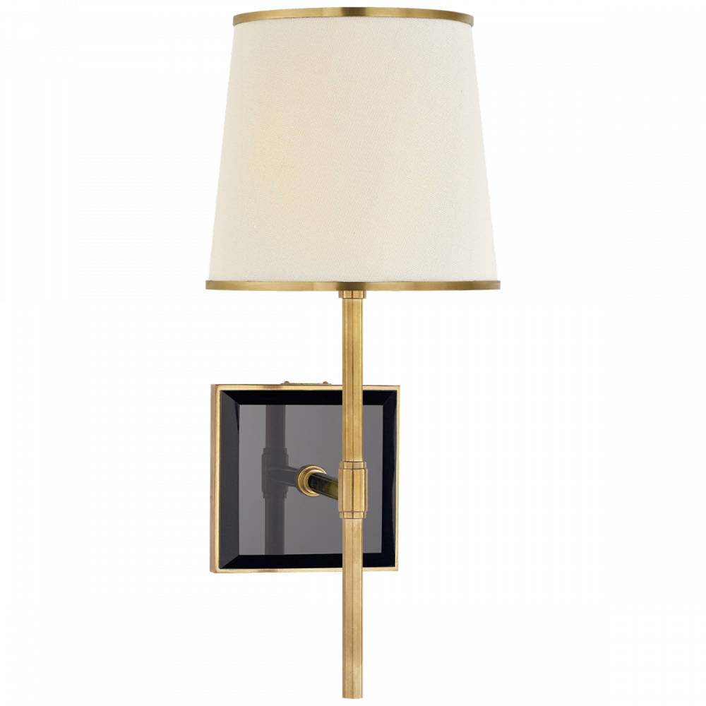 Visual Comfort Signature Bradford Wall Sconce Polished Nickel and Mirror