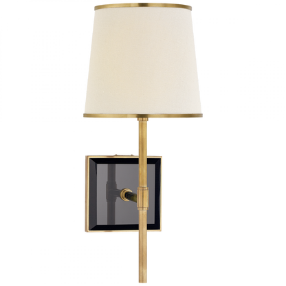 Visual Comfort Signature Bradford Wall Sconce Polished Nickel and Mirror
