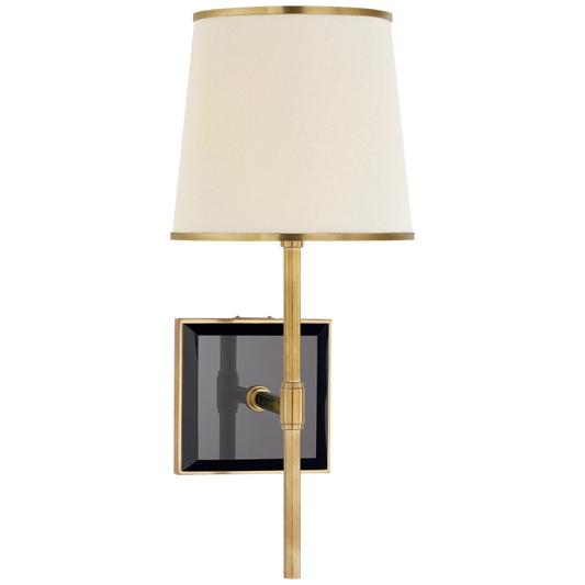 Visual Comfort Signature Bradford Wall Sconce Polished Nickel and Mirror