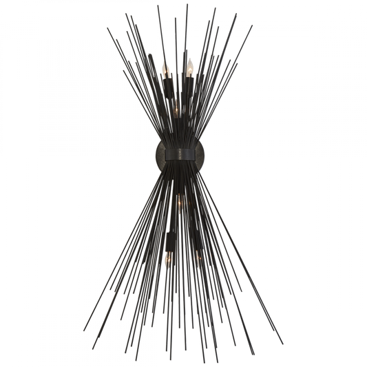 Visual Comfort Signature Strada Wall Sconce Aged Iron