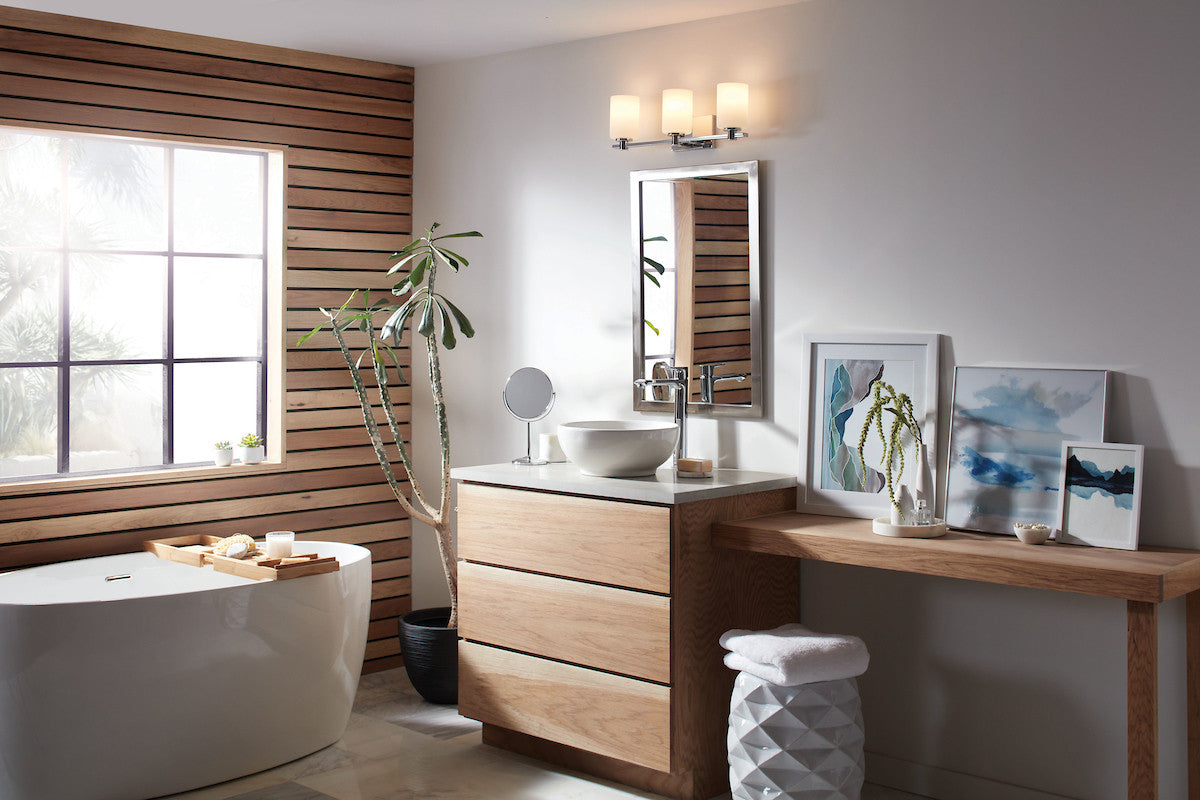 Hinkley Karlie Medium Three Light Vanity Black