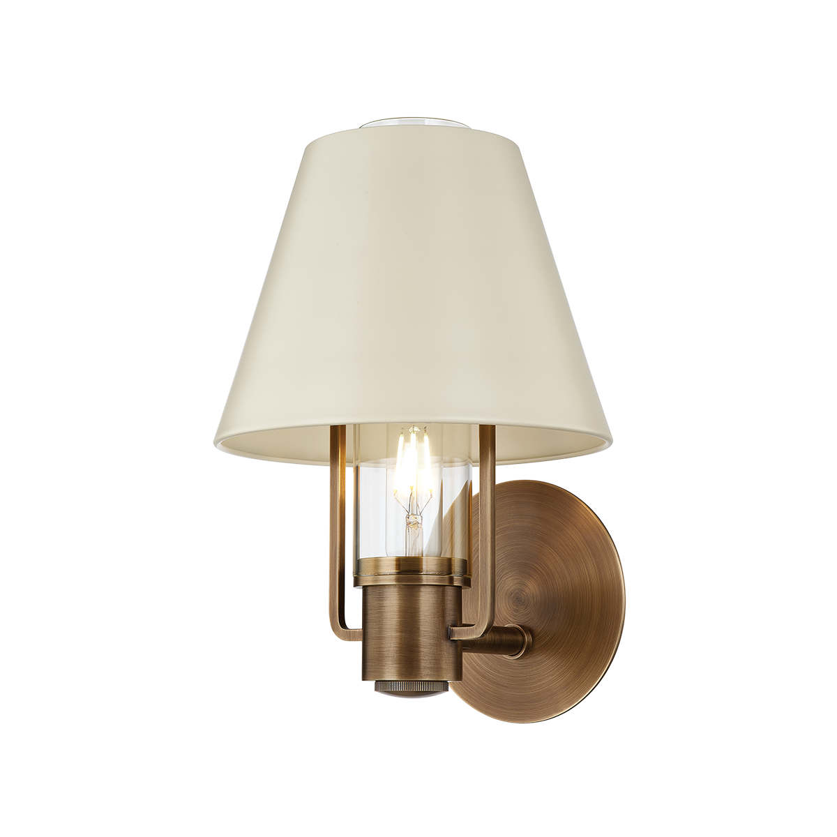 Troy Kindle Wall Sconce Patina Brass
