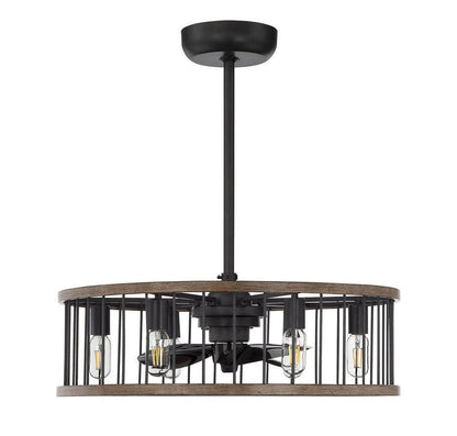 Kona Fandelier, 6-Light, Sapele, 26"W Savoy House (26-9472-FD-133 1MYZ0)