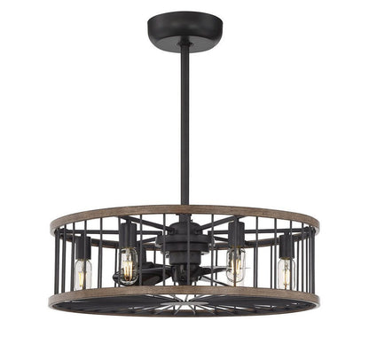 Kona Fandelier, 6-Light, Sapele, 26"W Savoy House (26-9472-FD-133 1MYZ0)