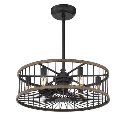 Kona Fandelier, 6-Light, Sapele, 26"W Savoy House (26-9472-FD-133 1MYZ0)