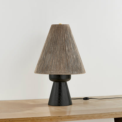Hudson Valley Mannsville Table Lamp Aged Brass detail view 1