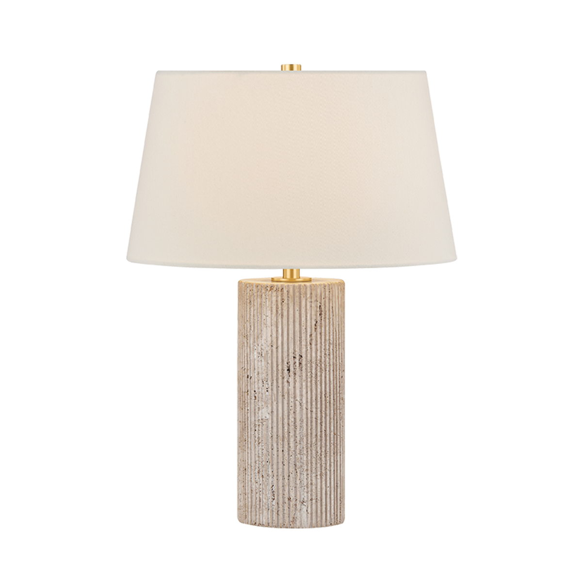 Hudson Valley Highland Mills 16" Table Lamp Aged Brass