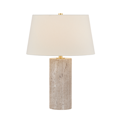 Hudson Valley Highland Mills 16" Table Lamp Aged Brass