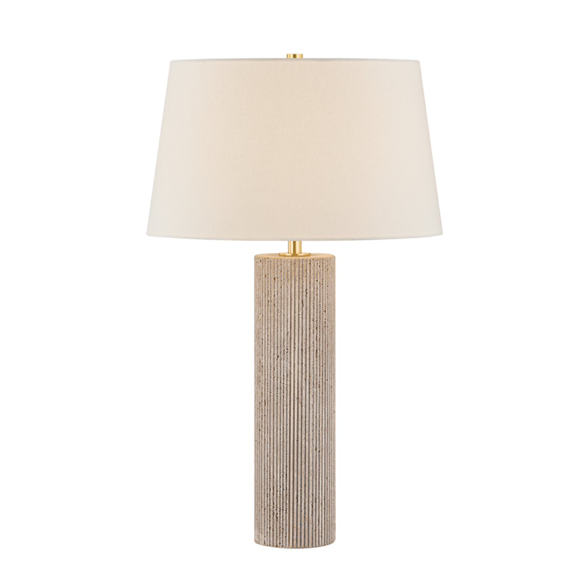 Hudson Valley Highland Mills 18" Table Lamp Aged Brass