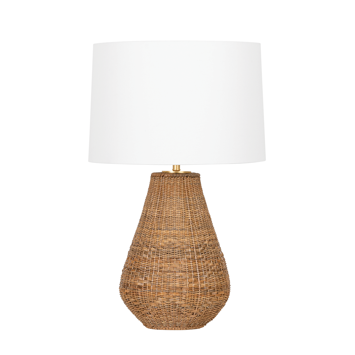 Hudson Valley Eastbridge Table Lamp Vintage Gold Leaf
