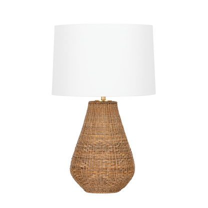 Hudson Valley Eastbridge Table Lamp Vintage Gold Leaf