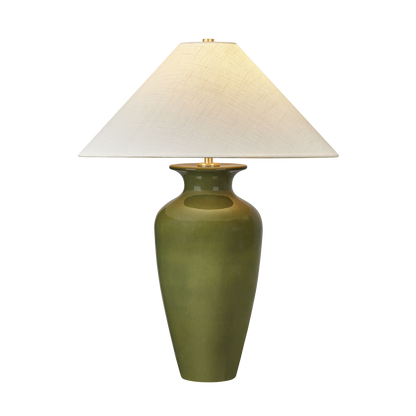 Hudson Valley Grassy Point Table Lamp Aged Brass