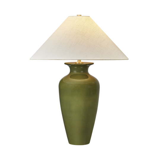 Hudson Valley Grassy Point Table Lamp Aged Brass