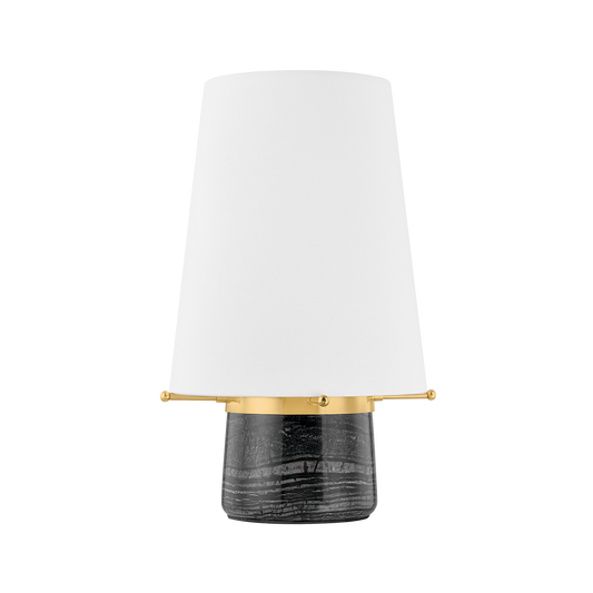 Hudson Valley Central Valley Table Lamp in Aged Brass