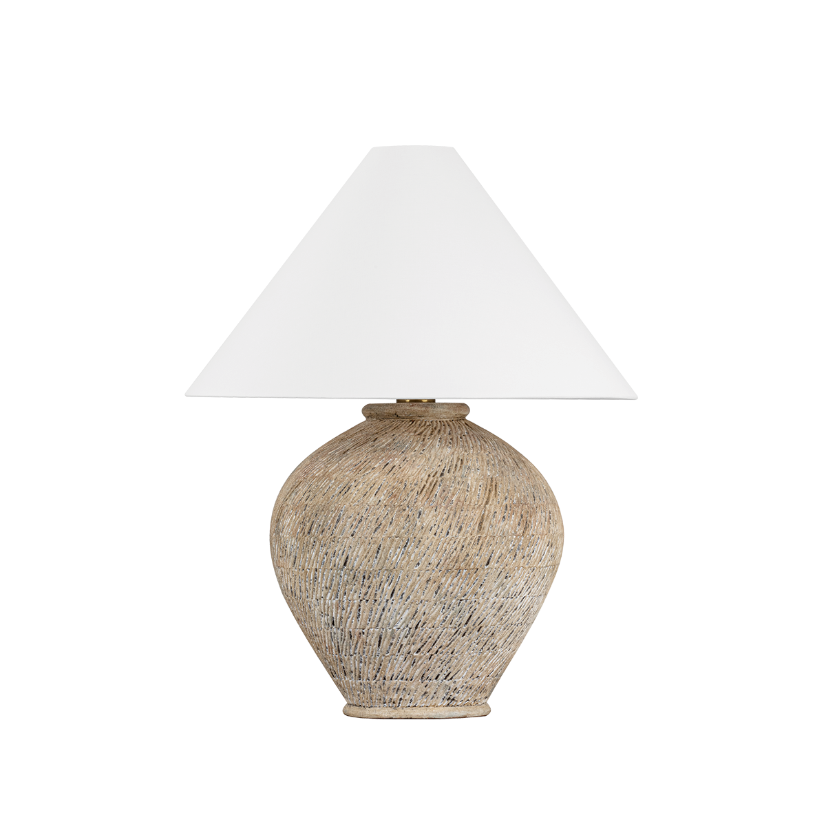 Hudson Valley Rumbrook Table Lamp Aged Brass/Ceramic Ancient Texture