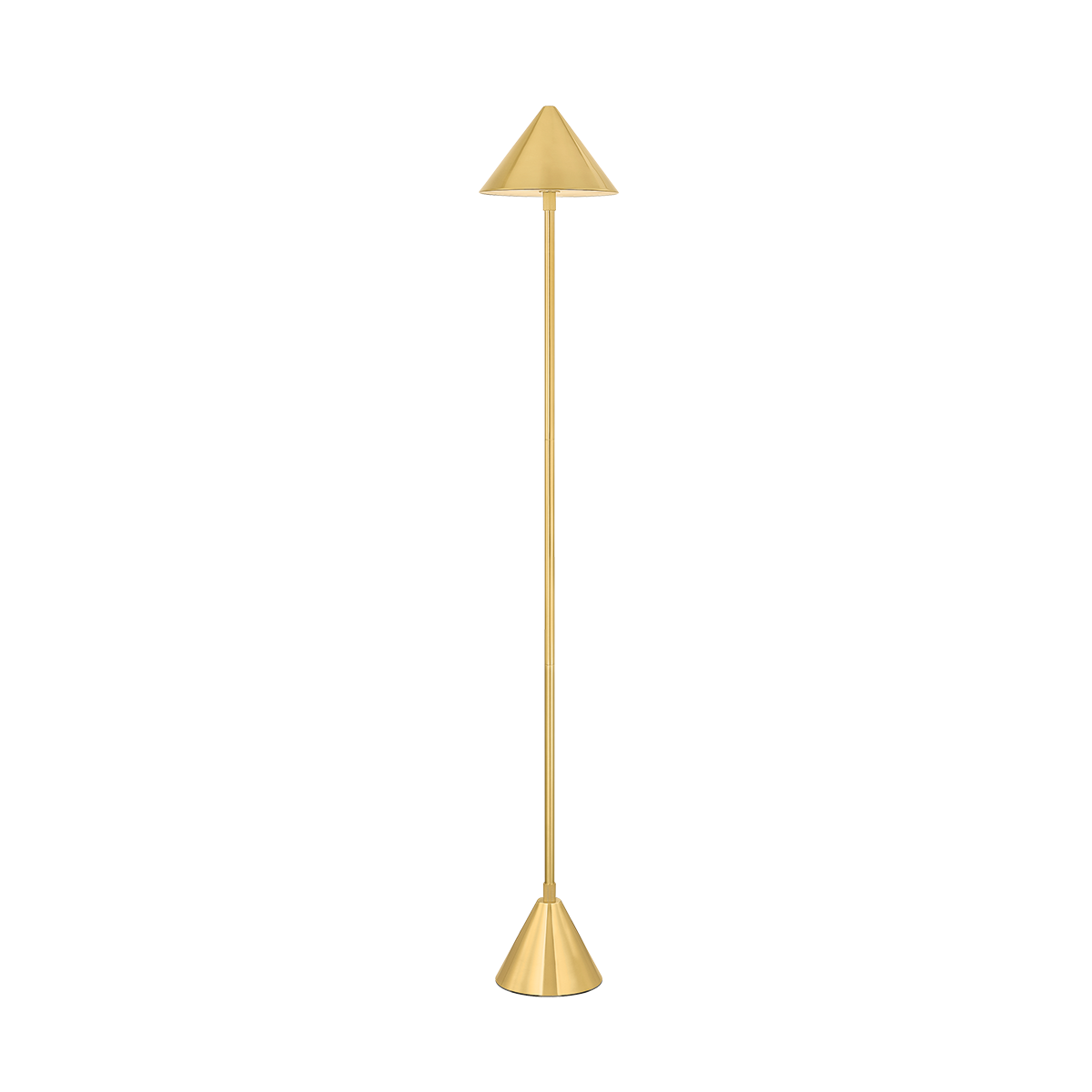 Hudson Valley Salma Floor Lamp Aged Brass