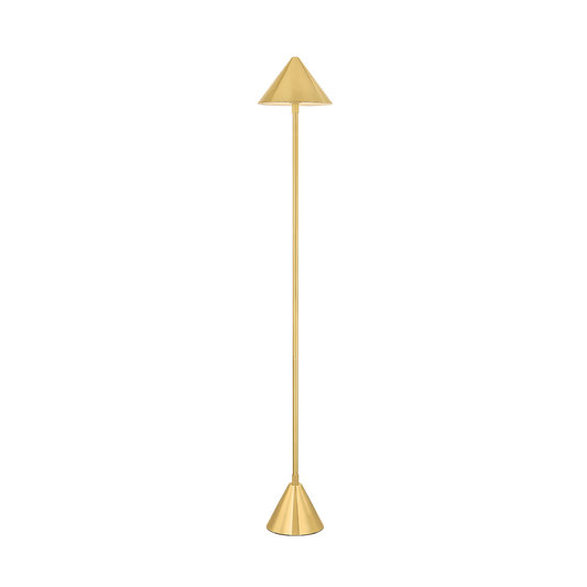 Hudson Valley Salma Floor Lamp Aged Brass