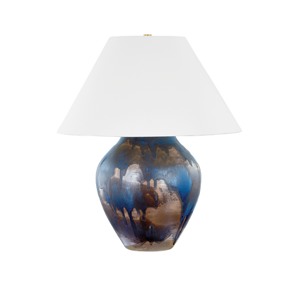 Hudson Valley Pleasantville Table Lamp Aged Brass